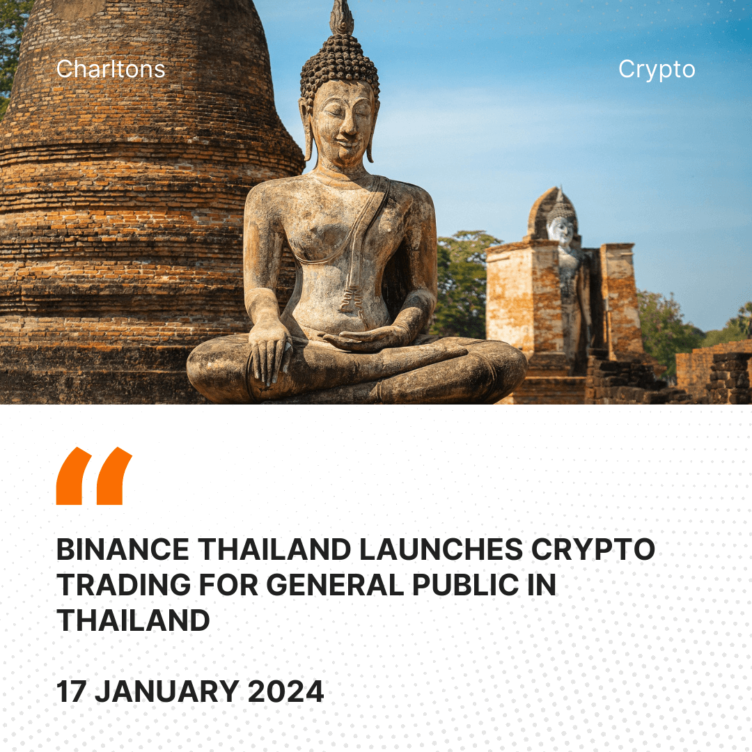 Binance Thailand Launches Crypto Trading for General Public in Thailand