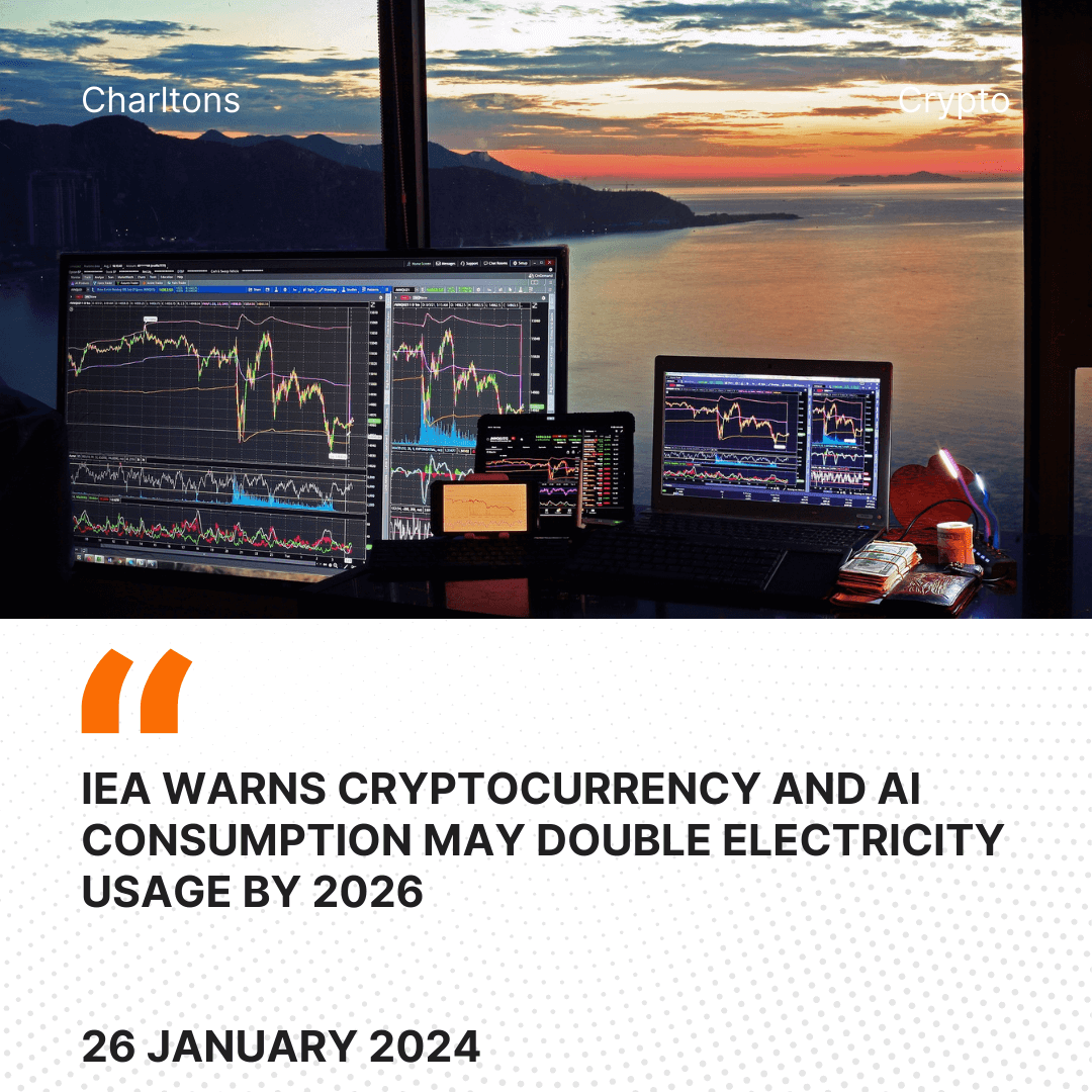 IEA Warns Cryptocurrency and AI Consumption May Double Electricity Usage by 2026