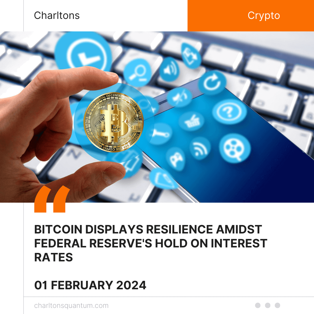 Bitcoin Displays Resilience Amidst Federal Reserve’s Hold on Interest Rates