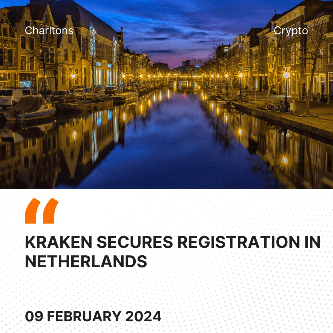 Kraken Secures Registration in Netherlands