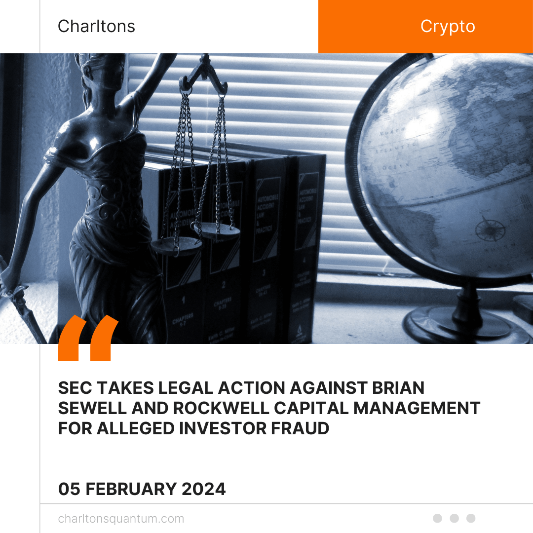 SEC Takes Legal Action Against Brian Sewell and Rockwell Capital Management for Alleged Investor Fraud