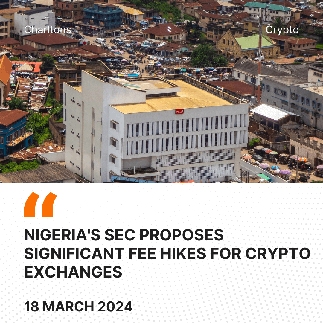 Nigeria’s SEC Proposes Significant Fee Hikes for Crypto Exchanges