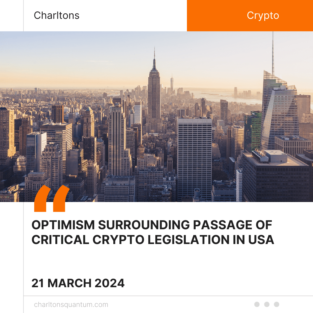 Optimism Surrounding Passage of Critical Crypto Legislation in USA