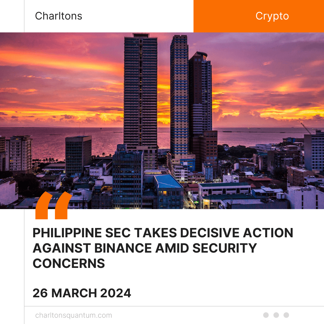 Philippine SEC Takes Decisive Action Against Binance Amid Security Concerns