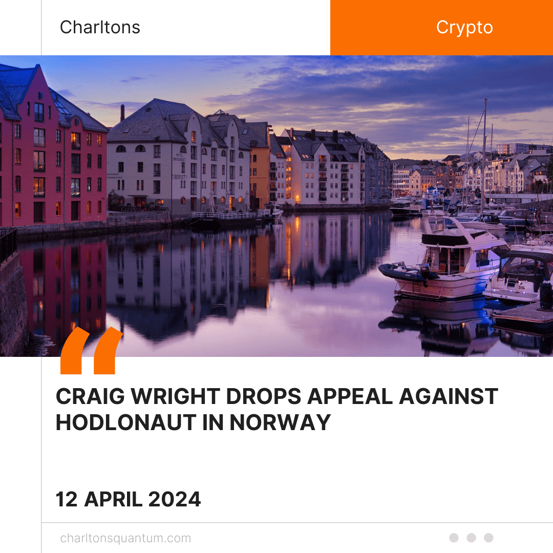 Craig Wright Drops Appeal Against Hodlonaut in Norway