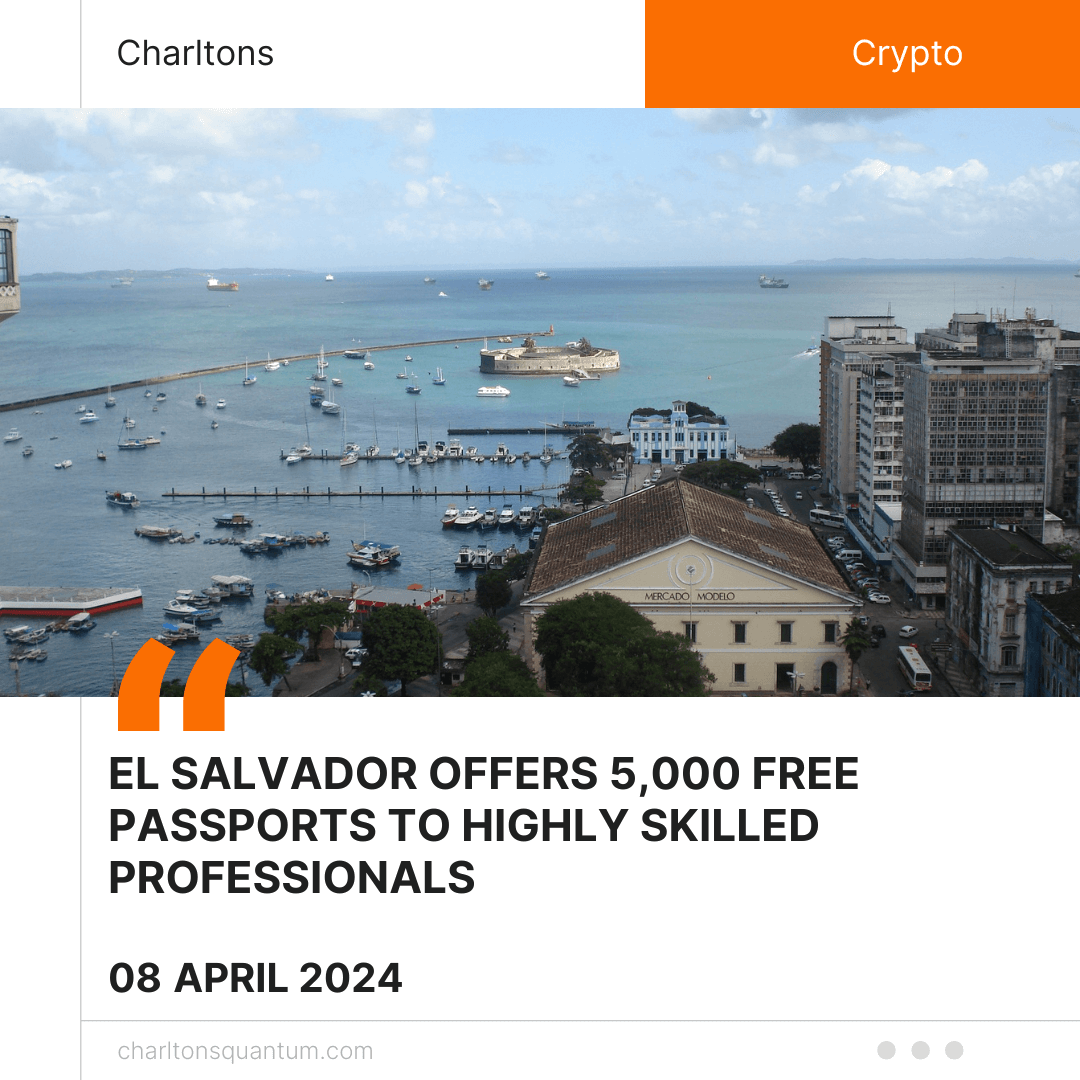 El Salvador Offers 5,000 Free Passports to Highly Skilled Professionals