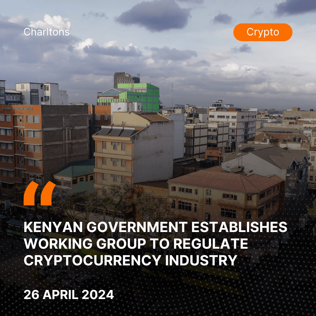 Kenyan Government Establishes Working Group to Regulate Cryptocurrency Industry