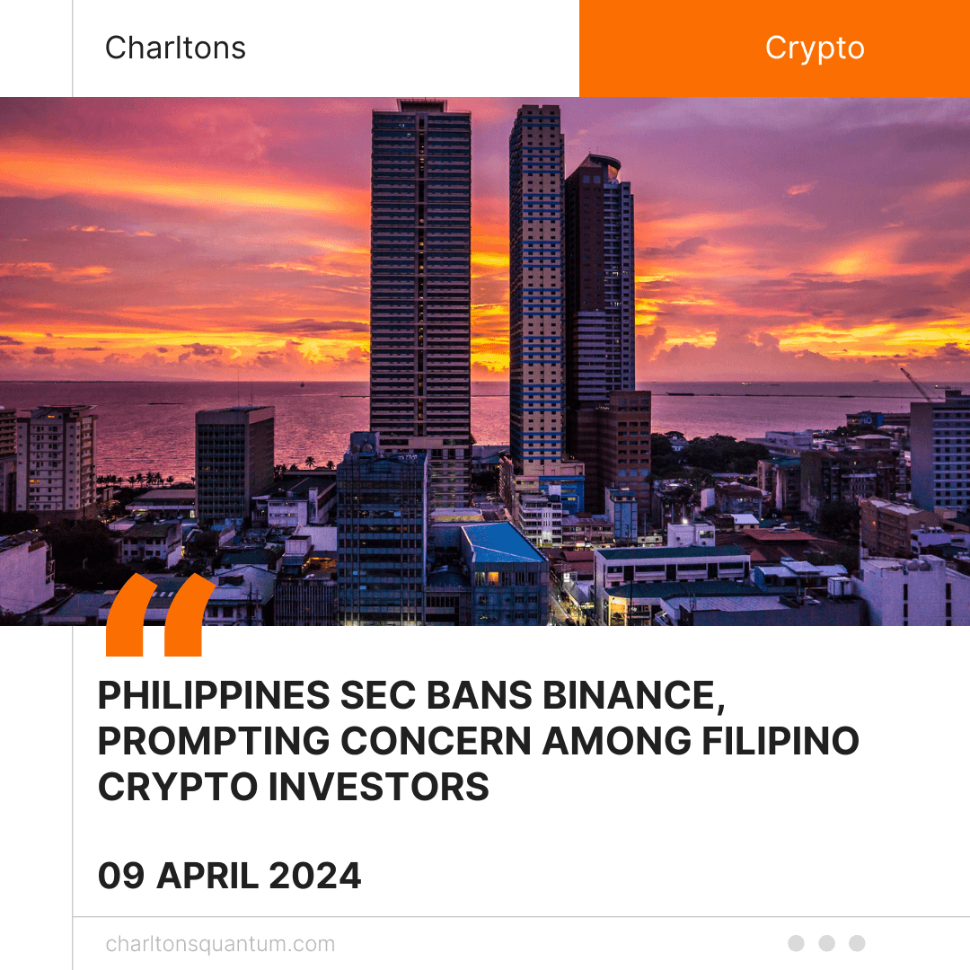 Philippines SEC Bans Binance, Prompting Concern Among Filipino Crypto Investors