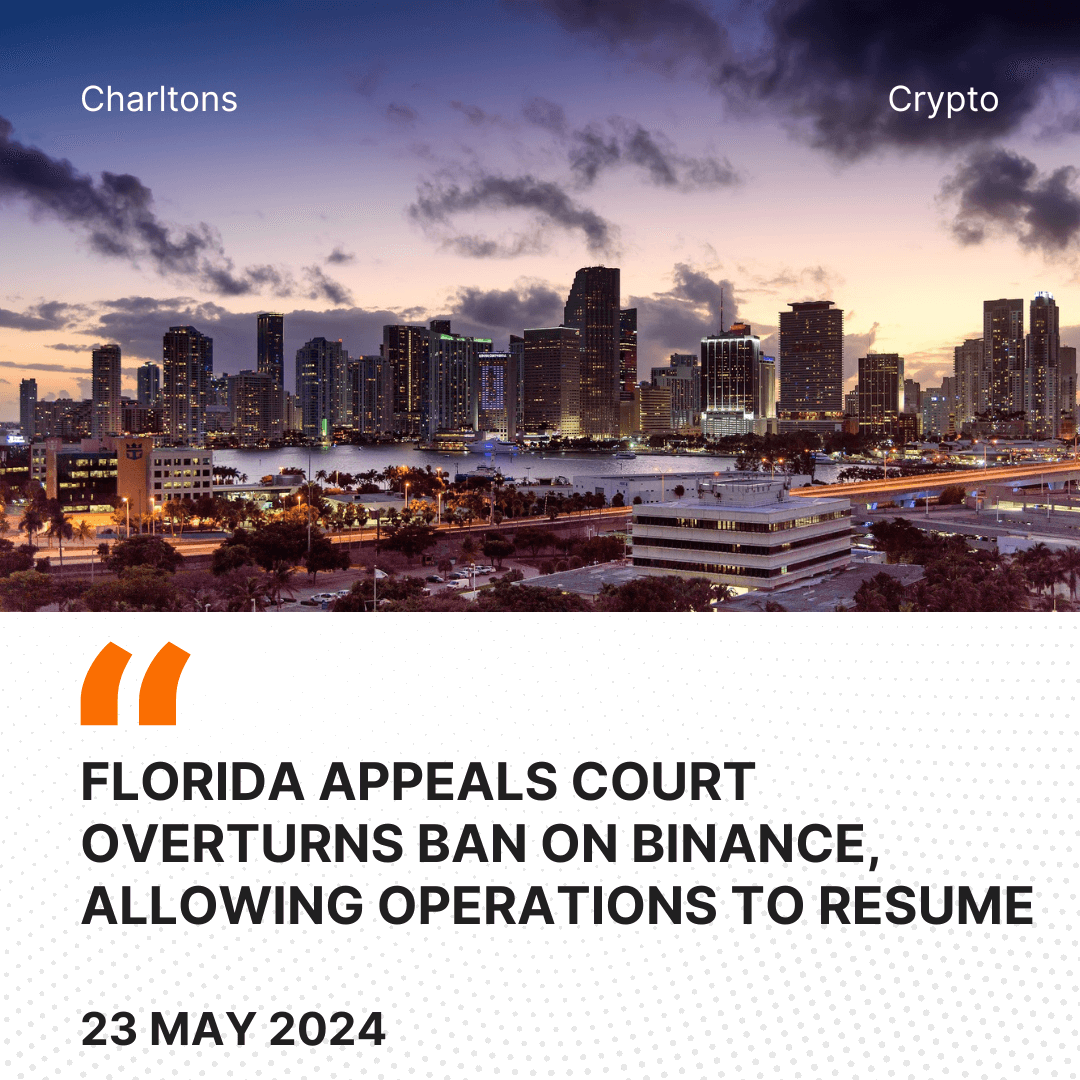 Florida Appeals Court Overturns Ban on Binance, Allowing Operations to Resume