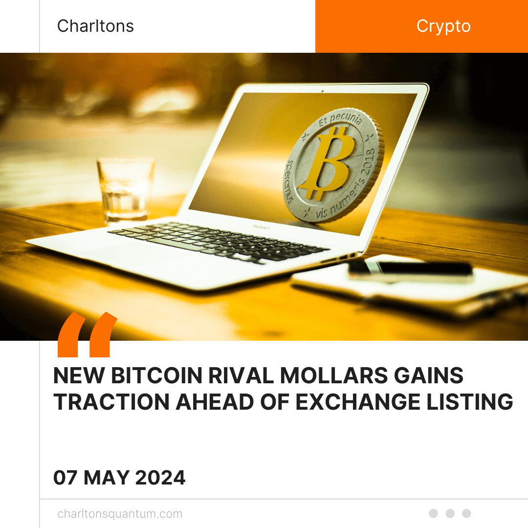 New Bitcoin Rival Mollars Gains Traction Ahead of Exchange Listing