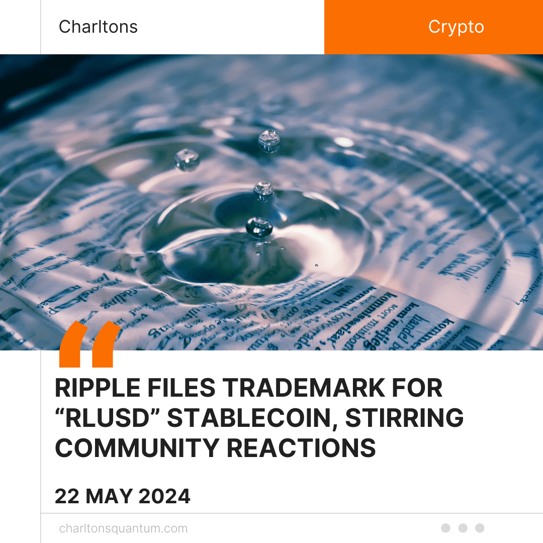Ripple Files Trademark for “RLUSD” Stablecoin, Stirring Community Reactions