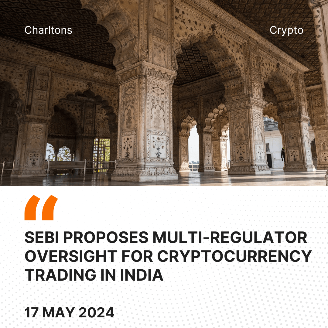 SEBI Proposes Multi-Regulator Oversight for Cryptocurrency Trading in India