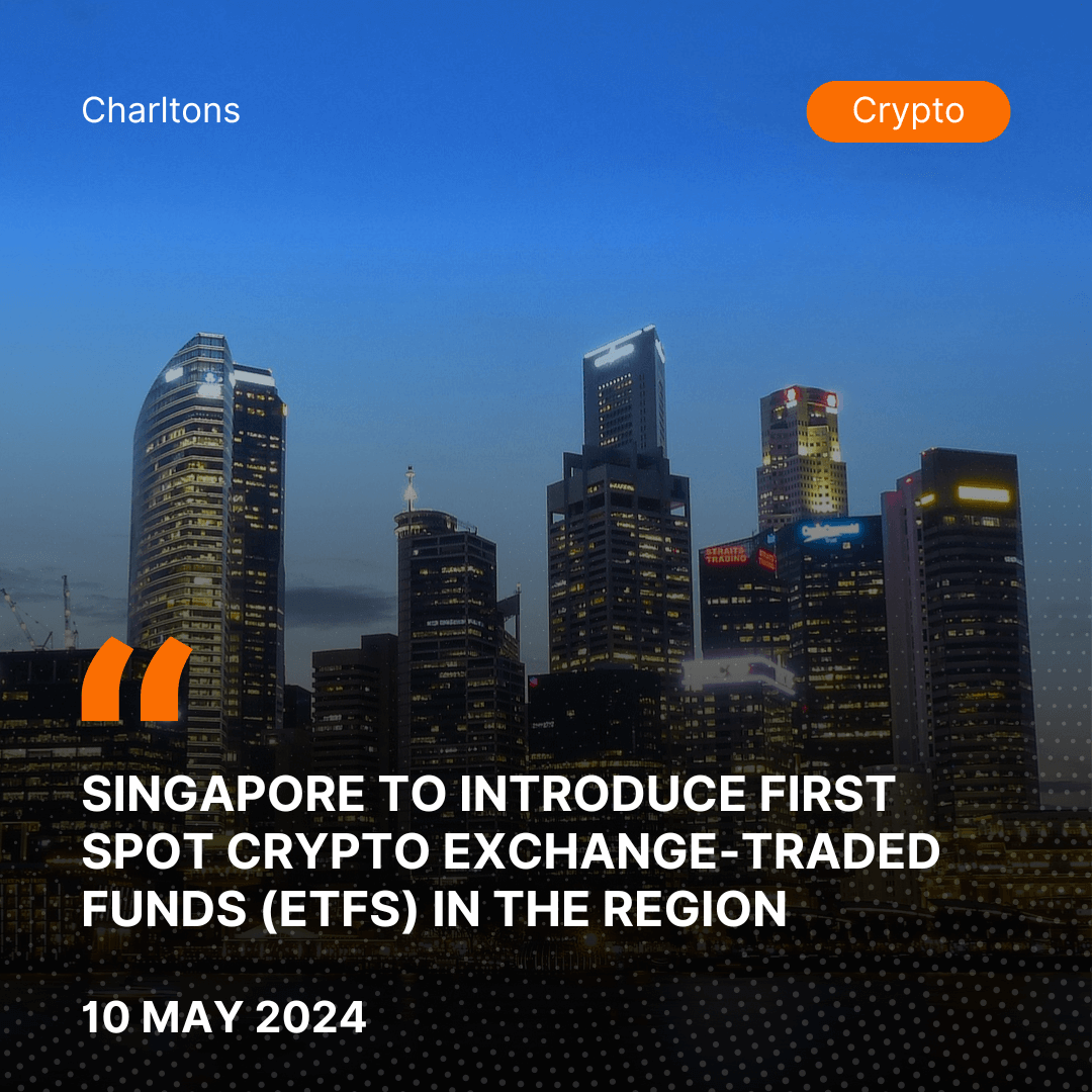 Singapore to Introduce First Spot Crypto Exchange-Traded Funds (ETFs) in the Region