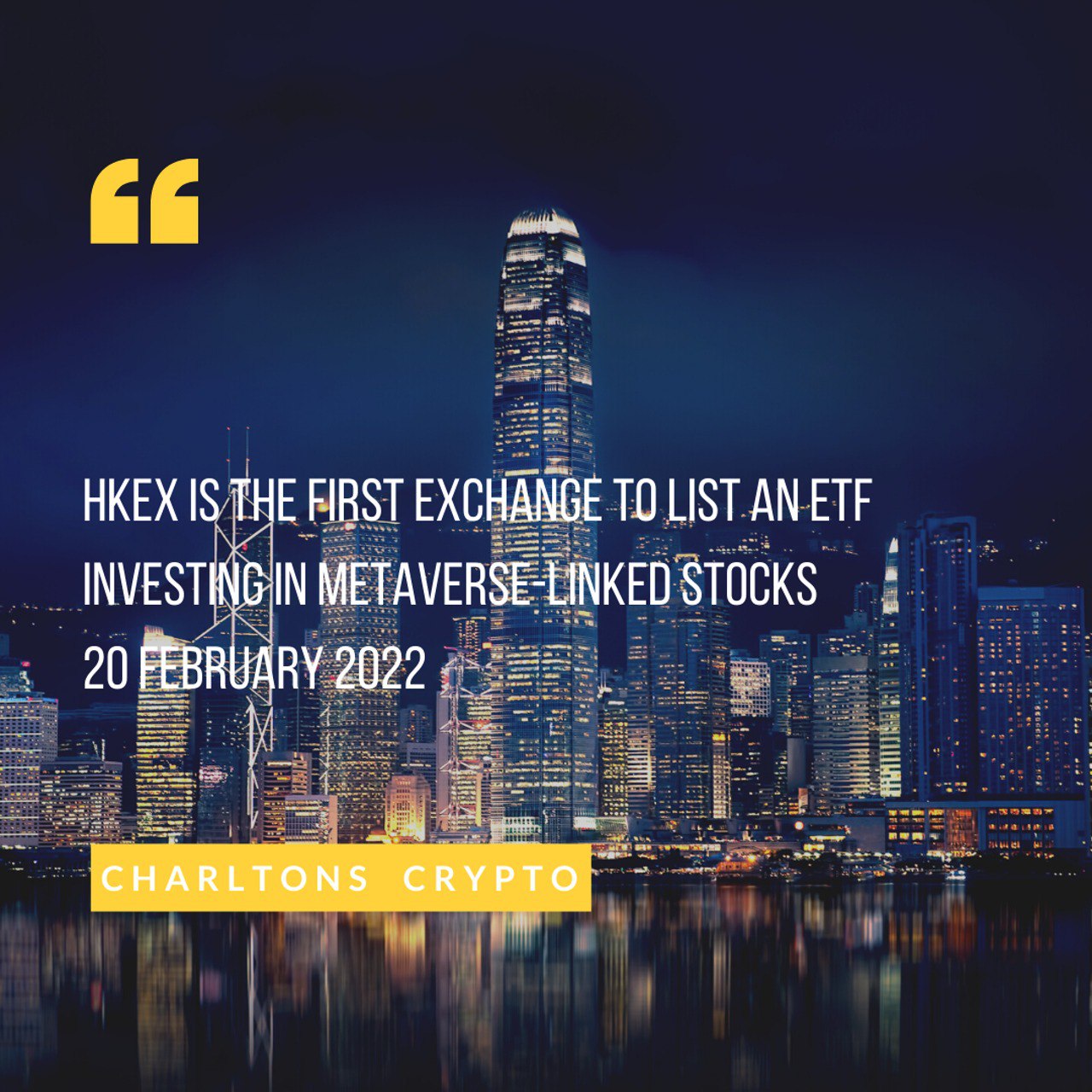 HKEX is the first exchange to list an ETF investing in metaverse-linked stocks 20 February 2022