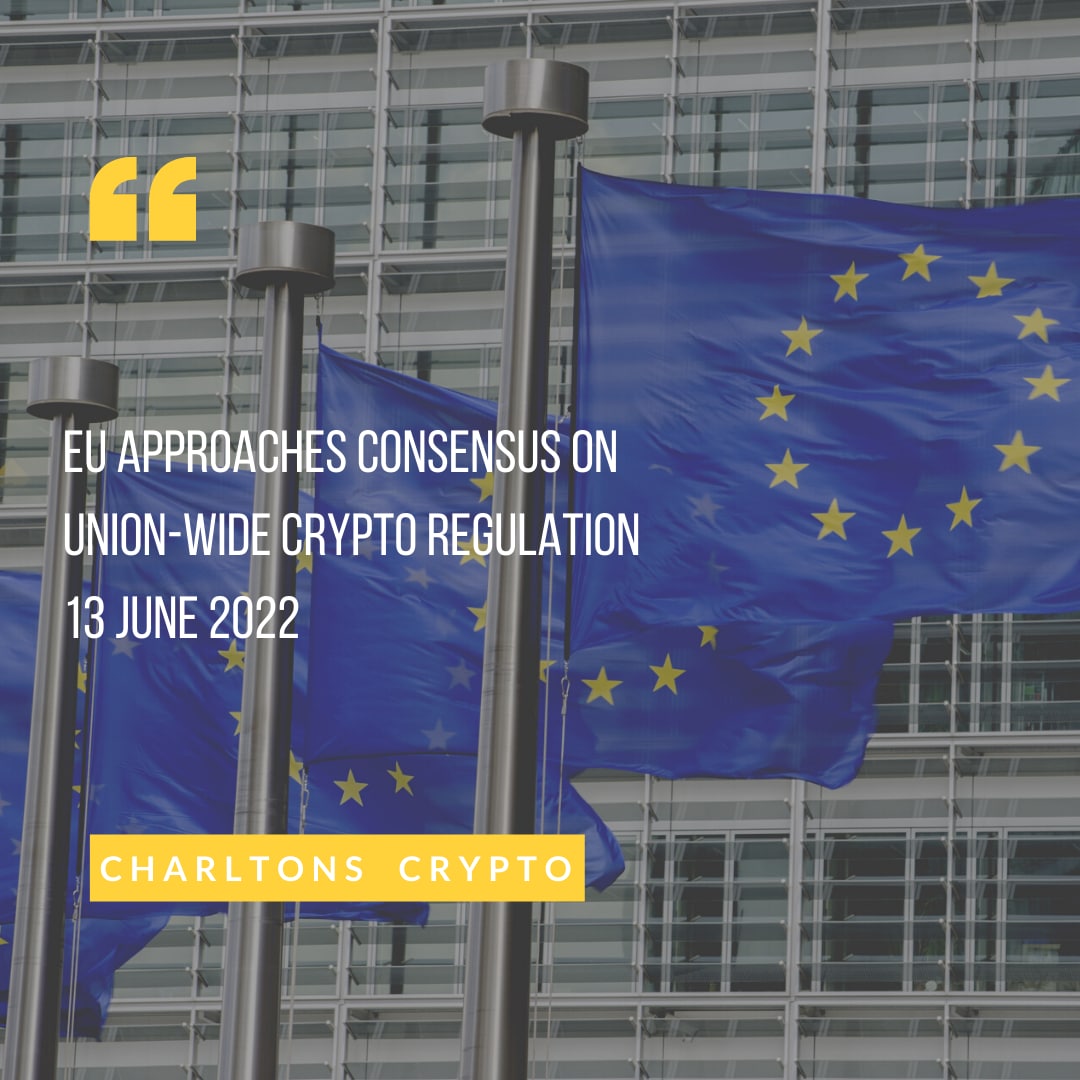 EU Approaches Consensus on Union-Wide Crypto Regulation