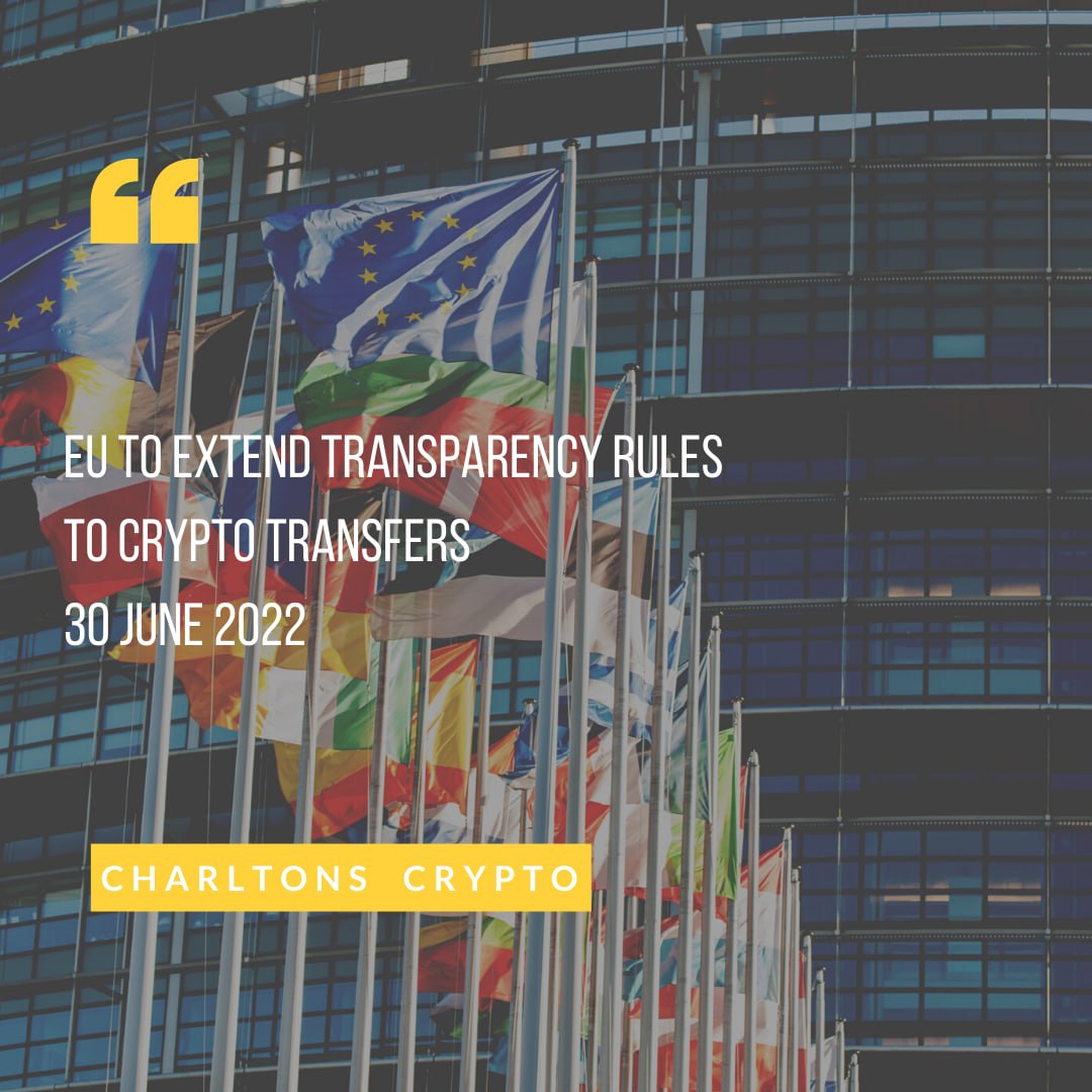 EU to Extend Transparency Rules to Crypto Transfers