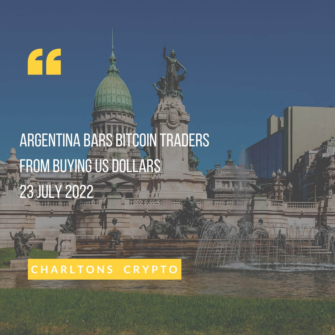 Argentina Bars Bitcoin Traders From Buying us Dollars