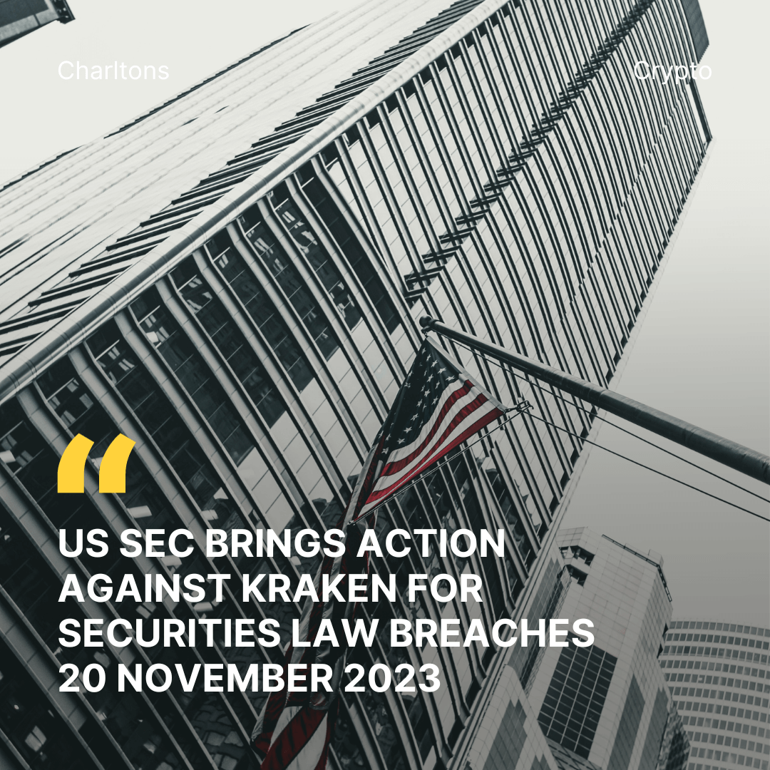 Us Sec Brings Action Against Kraken For Securities Law Breaches