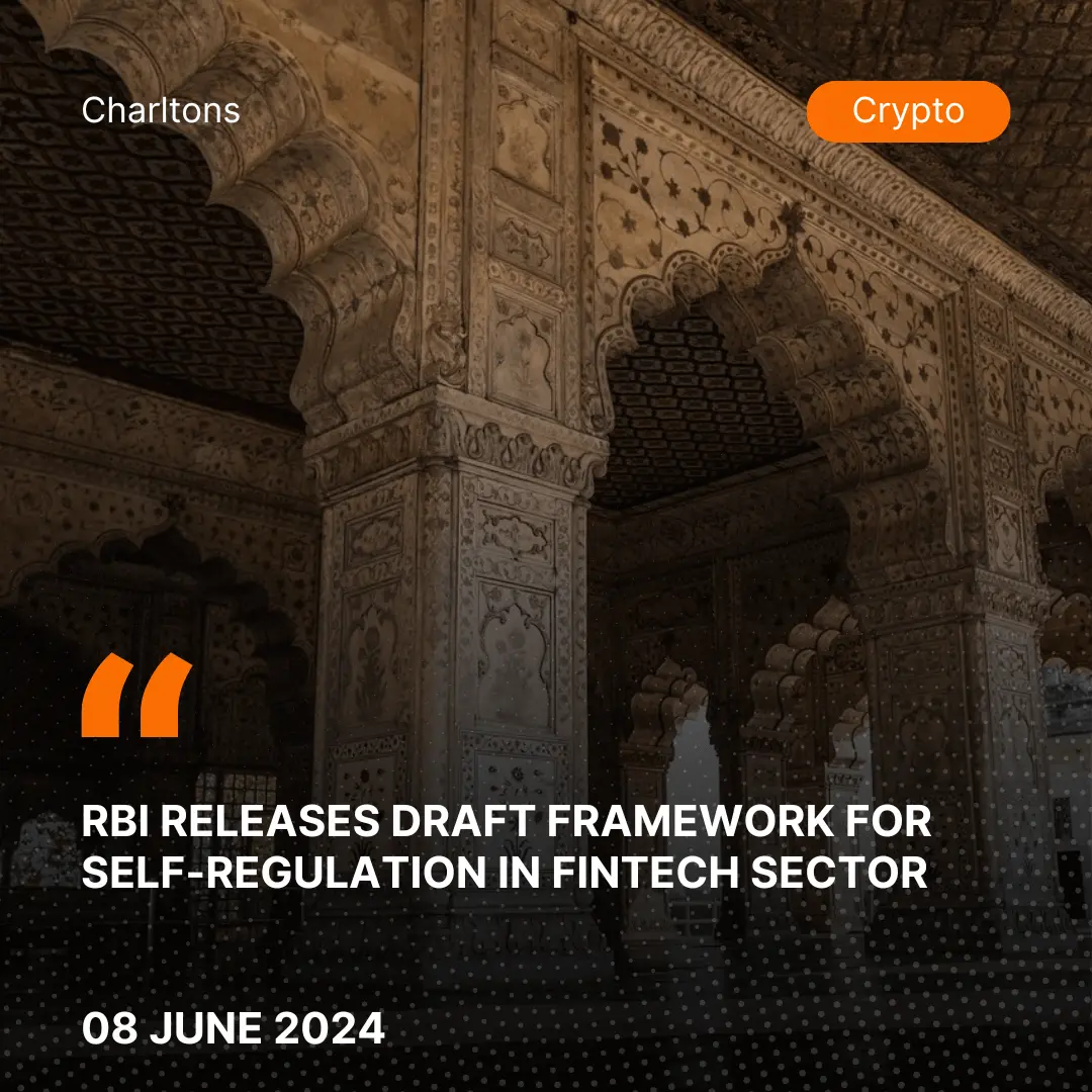 RBI Releases Draft Framework for Self-Regulation in FinTech Sector