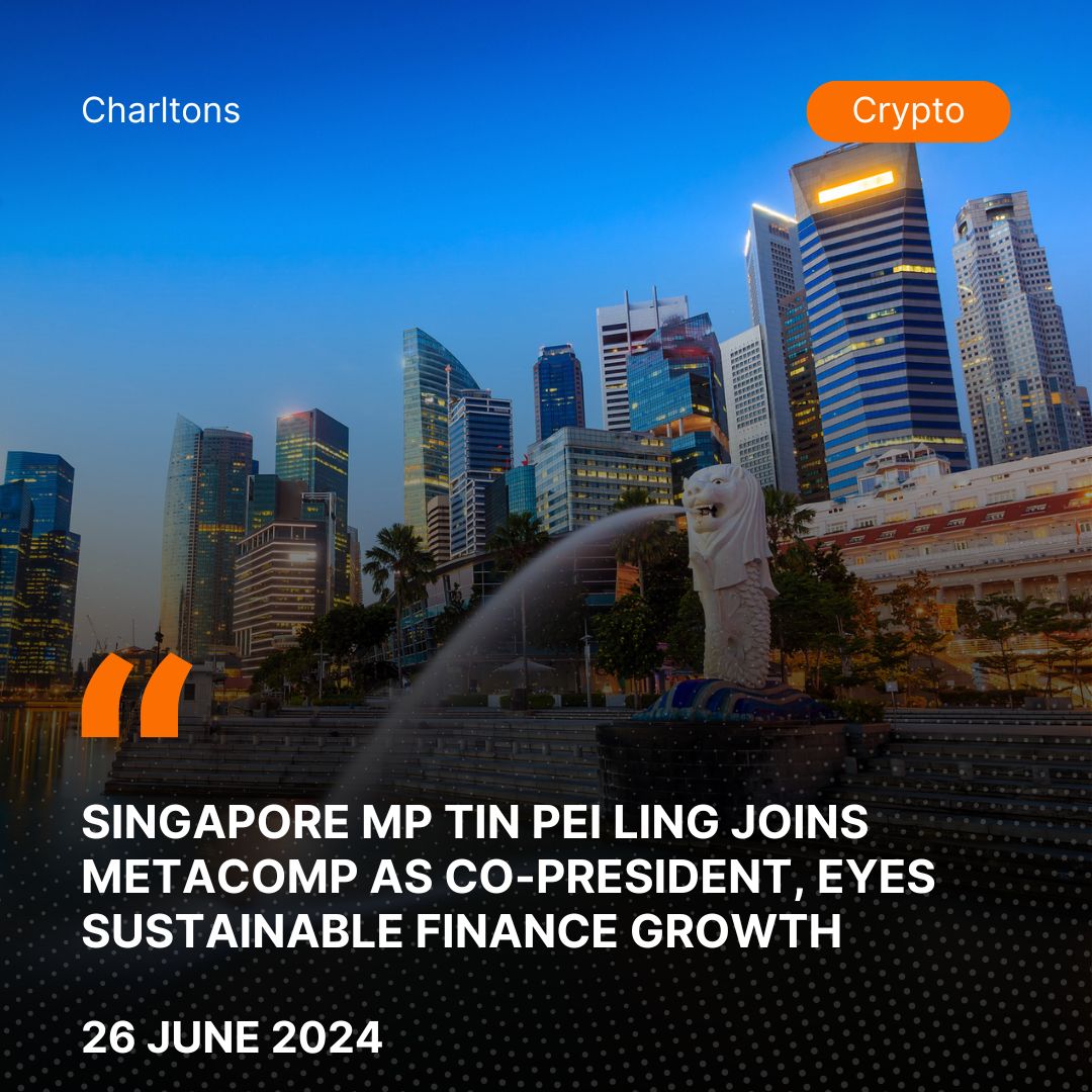 Singapore MP Tin Pei Ling Joins MetaComp as Co-President, Eyes Sustainable Finance Growth