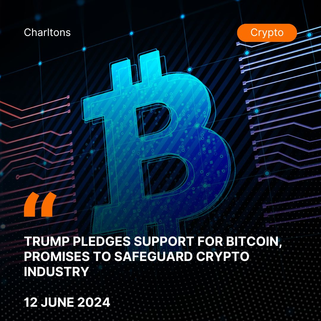 Trump Pledges Support for Bitcoin, Promises to Safeguard Crypto Industry