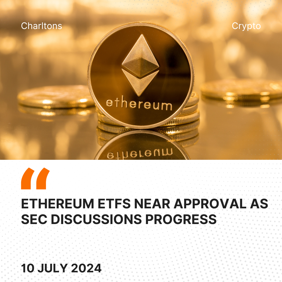 Ethereum ETFs Near Approval as SEC Discussions Progress