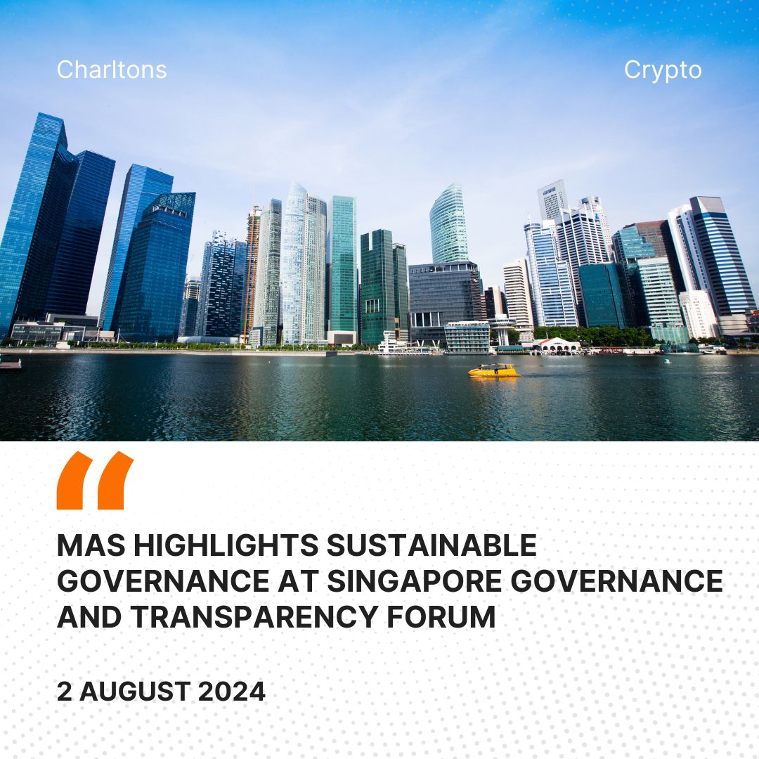 MAS Highlights Sustainable Governance at Singapore Governance and Transparency Forum