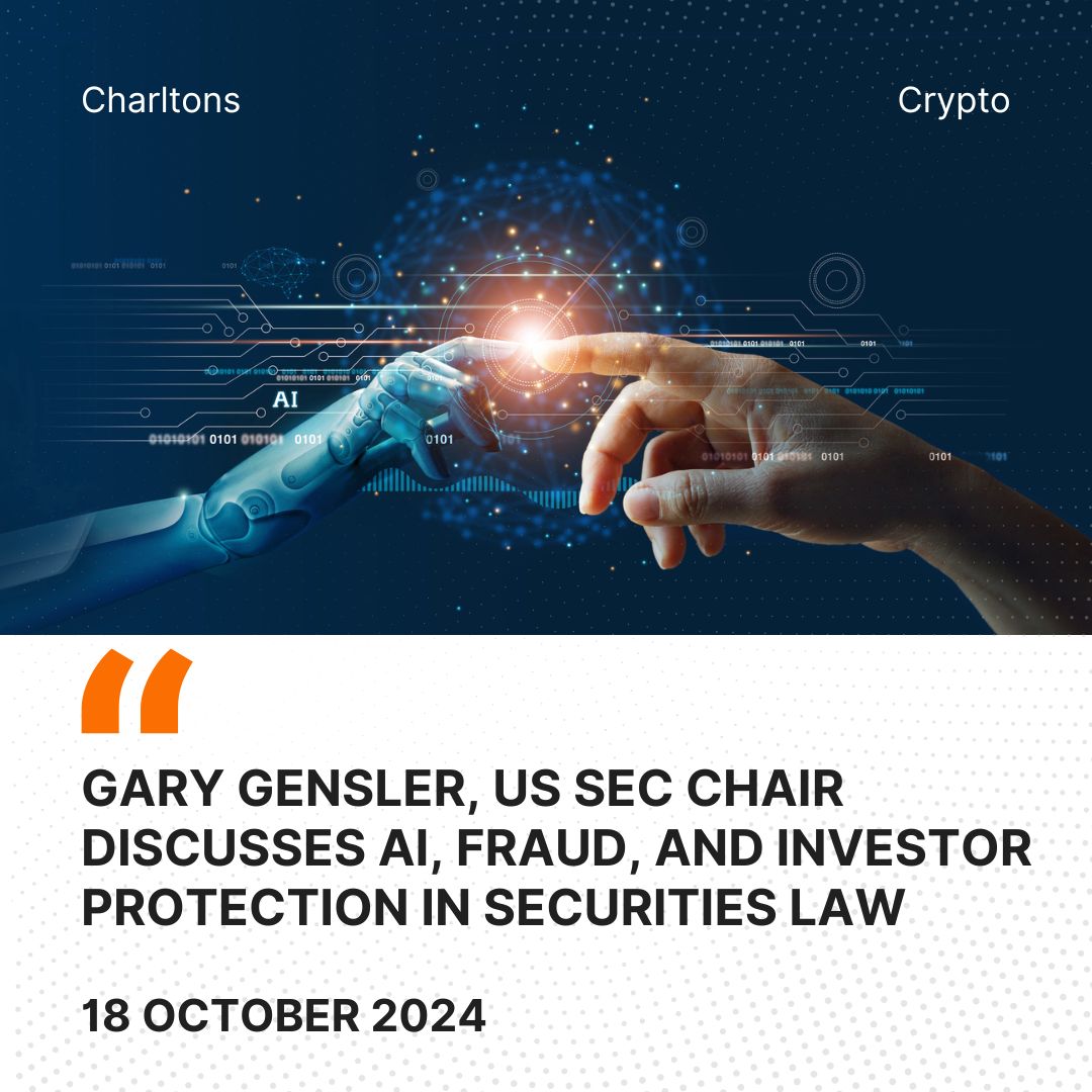 Gary Gensler, US SEC Chair Discusses AI, Fraud, and Investor Protection in Securities Law