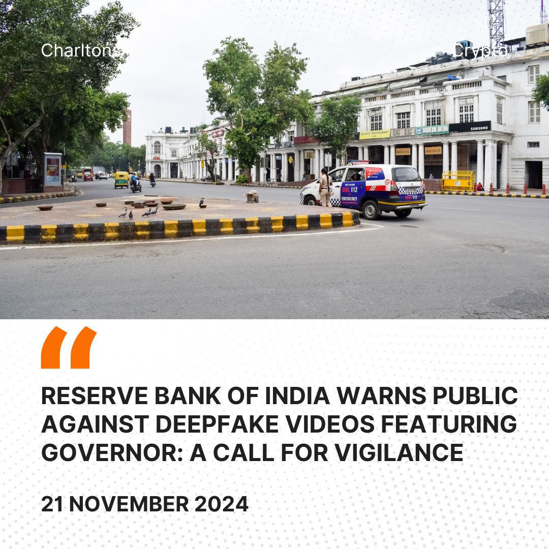 Reserve Bank of India Warns Public Against Deepfake Videos Featuring Governor: A Call for Vigilance