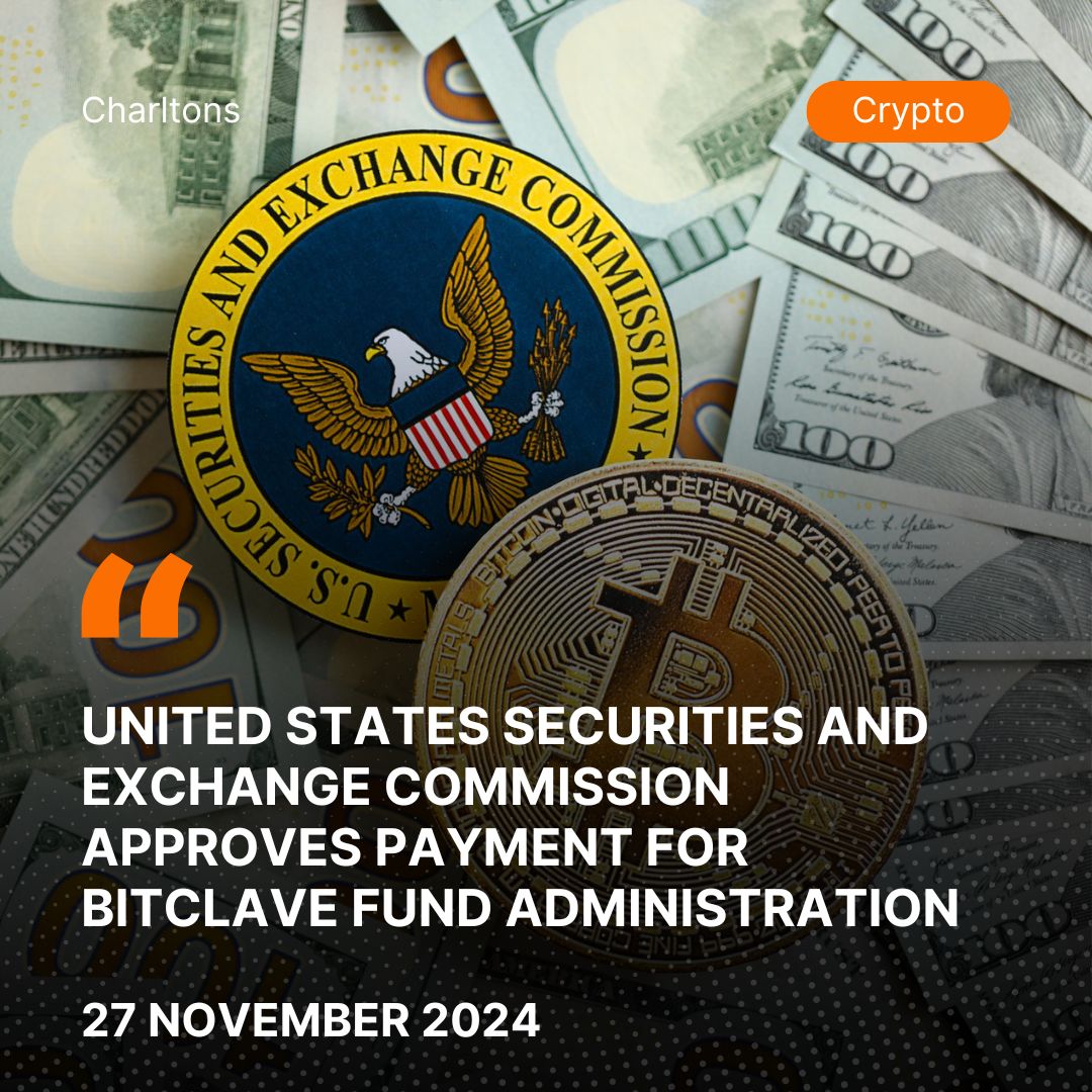 United States Securities and Exchange Commission Approves Payment for BitClave Fund Administration