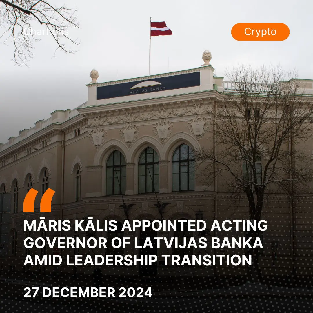 Māris Kālis Appointed Acting Governor of Latvijas Banka Amid Leadership Transition