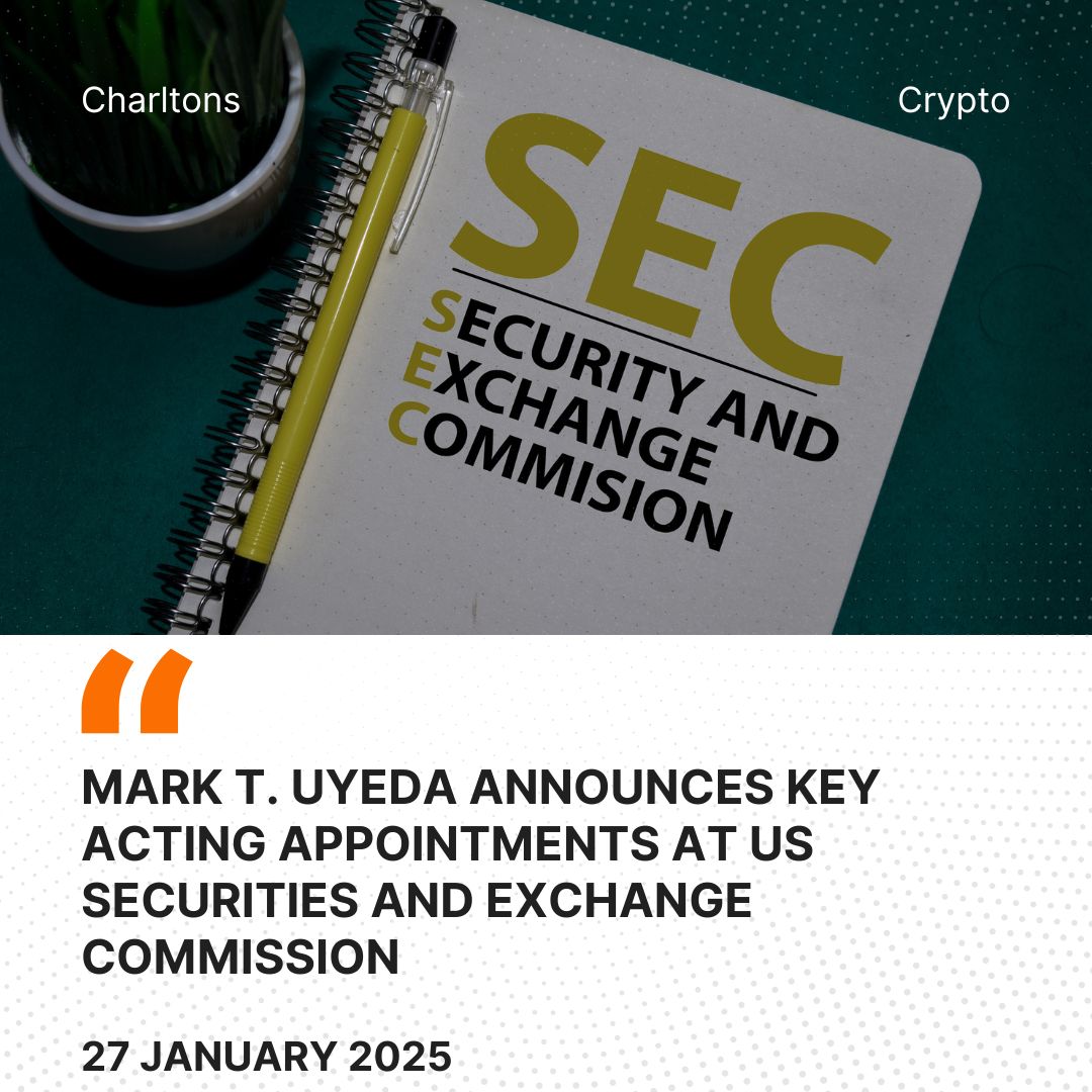 Mark T. Uyeda Announces Key Acting Appointments at US Securities and Exchange Commission