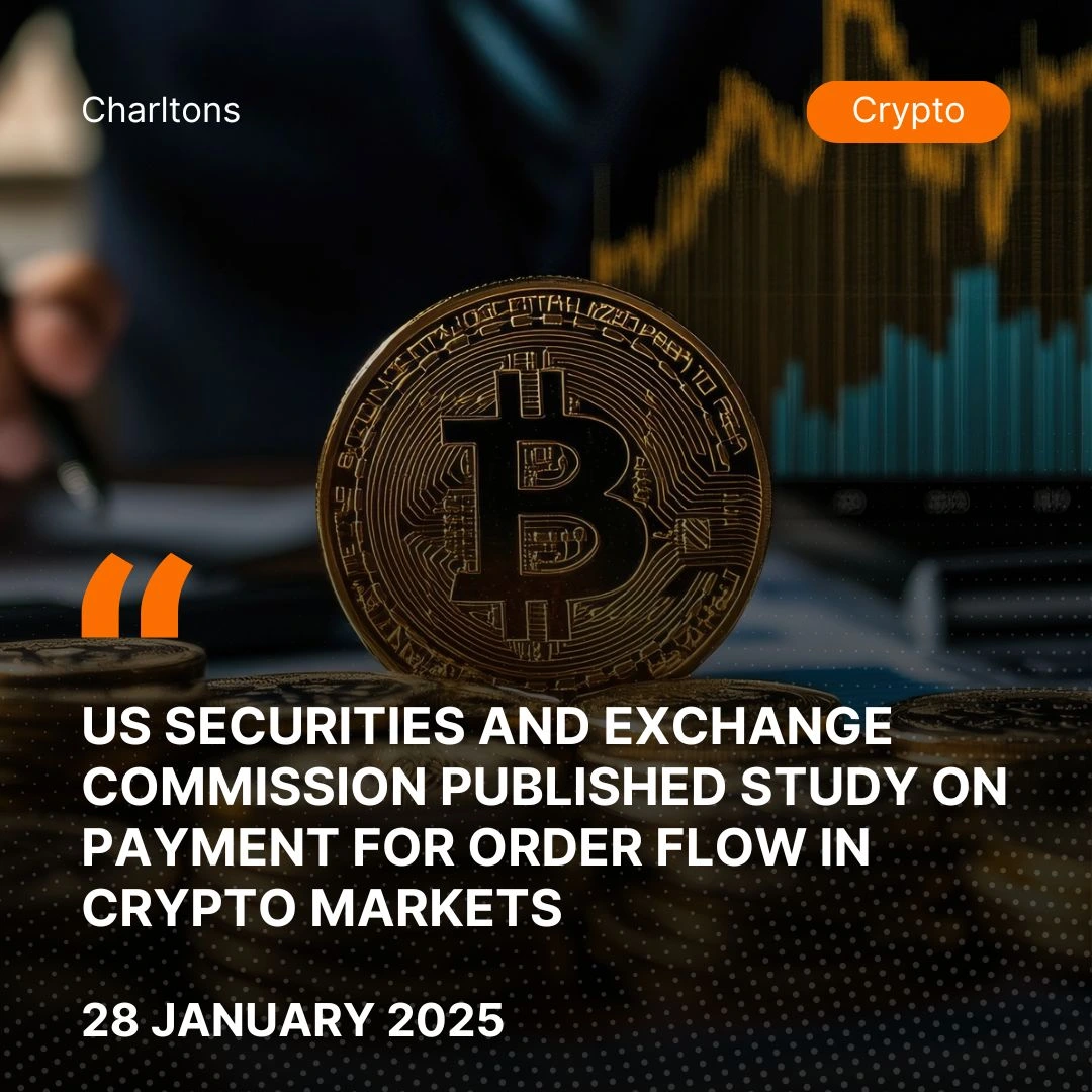 US Securities and Exchange Commission Published Study on Payment for Order Flow in Crypto Markets