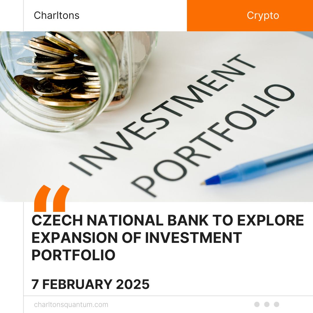 Czech National Bank to Explore Expansion of Investment Portfolio