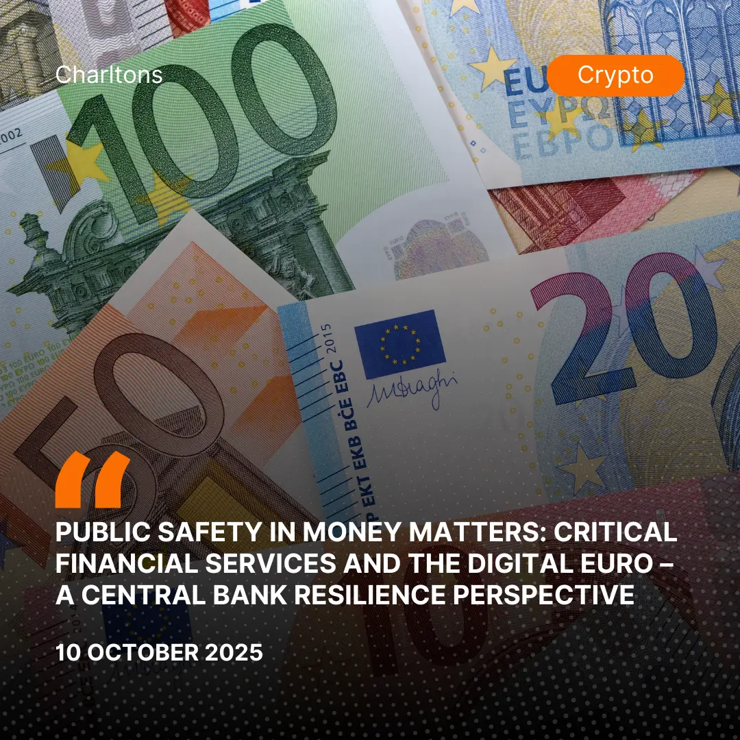 Public Safety in Money Matters: Critical Financial Services and the Digital Euro – A Central Bank Resilience Perspective
