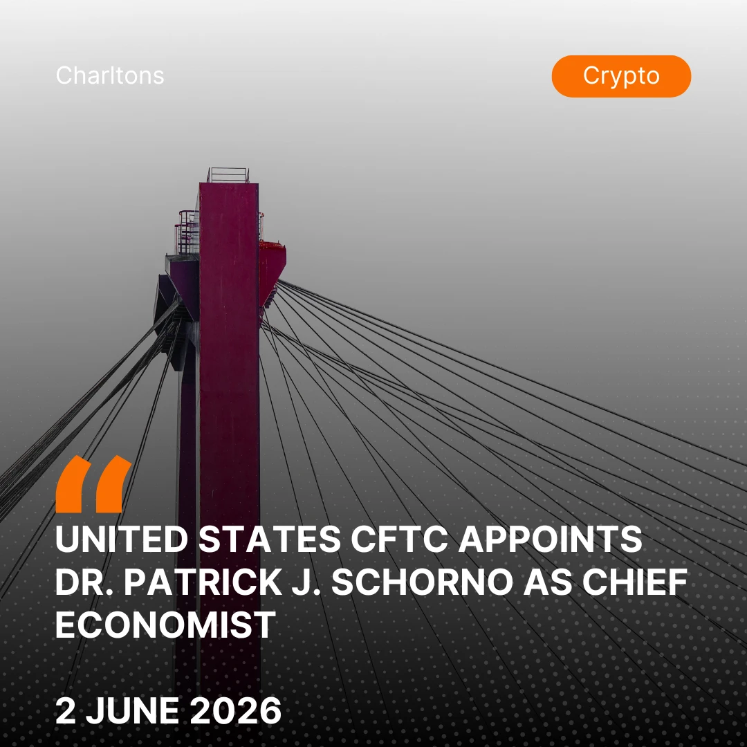 United States CFTC Appoints Dr. Patrick J. Schorno as Chief Economist