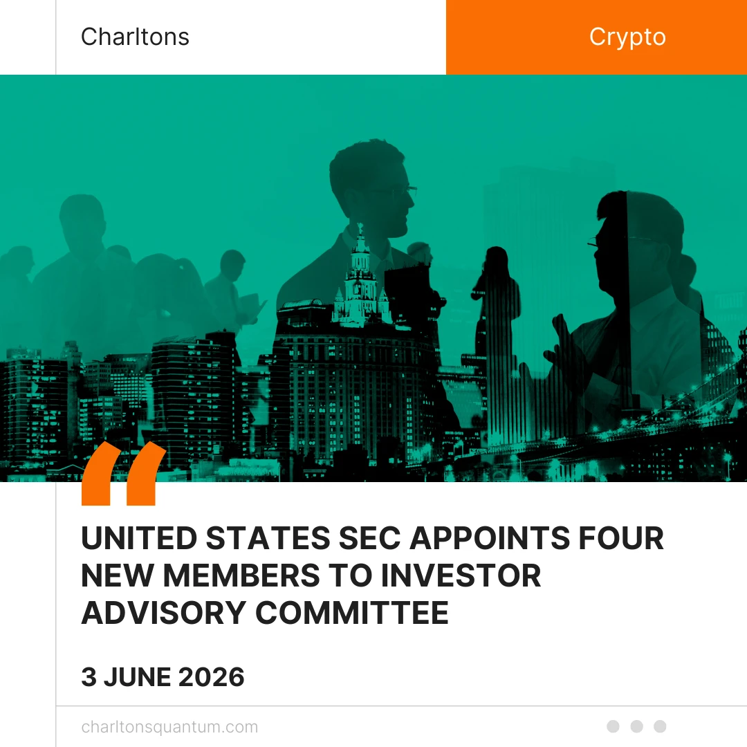 United States SEC Appoints Four New Members to Investor Advisory Committee