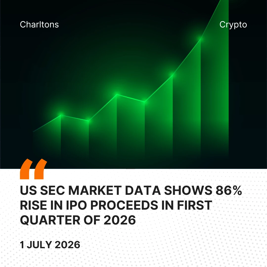 US SEC Market Data Shows 86% Rise in IPO Proceeds in First Quarter of 2026